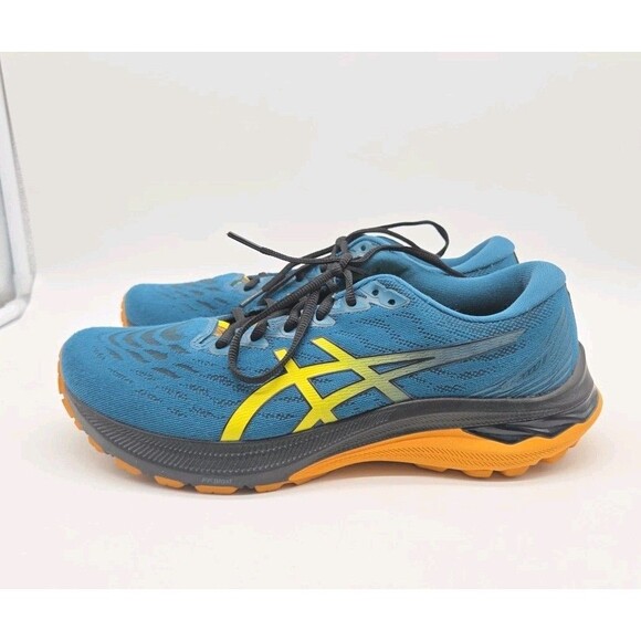 Asics GT-2000 11 TR Men\'s 8 Wide Nature Bathing Blue Golden Yellow Shoes Sneaker main image 4
